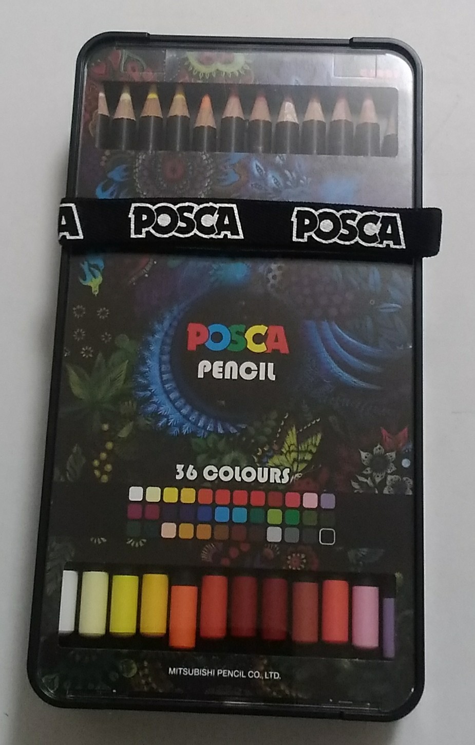 三菱鉛筆 Uni Posca Colored Pencils ひたすら画材レビュー